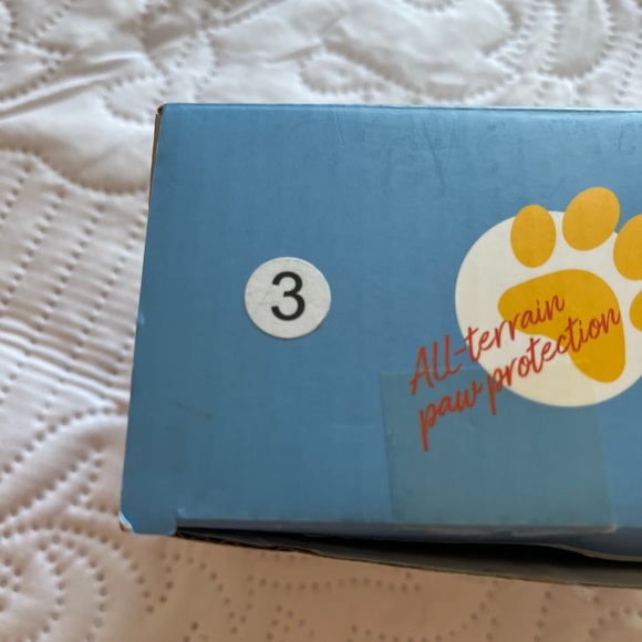 Blue All-Terrain Paw Protection Dog Boots - Size 3 - Picture 2 of 11